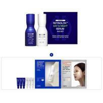 IOPE Retinol Day & Night Serum Set Super Bounce Serum + Retijection Serum Anti-Wrinkle & Firming Care 50ml + 50ml blue
