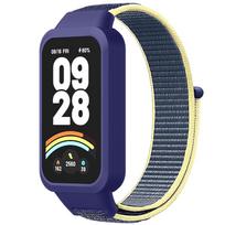 Nailono kilpinė apyrankė For For Xiaomi Band 9 Active/Redmi Band 3 išmaniajai laikrodžiui Sportinė minkšta apyrankė riešui For For Xiaomi Band 9 Active For Mi Band 9 Active black