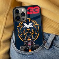 F1 Numeris 33 Lenktynininkas Magnetinis Minkštas Telefono Dėklas iPhone 16 Promax 15 Pro 13 14 Plus 11 12 Mini MagSafe Coque iPhone 16pro brown
