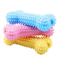 Pet Spiky Bone Chew Toy - TPR Material for Teeth Grinding & Strengthening