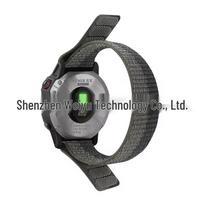 22mm/26mm Camouflage Nylon Velcro Watch Strap for Garmin fenix8 Pro 7X 6 5 26mm black
