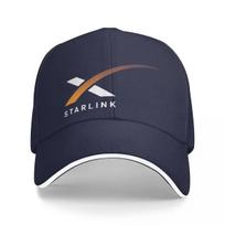 Starlink SpaceX Starship Multicolor Hat Peaked Womens Cap Personalized Visor Cycling Hats one size black