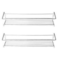 Iron Shelf Wall Mounted Organiser Kitchen Home Spice Storage Rack Bathroom Storage Drainage Rack Bathroom Kitchen Accessories