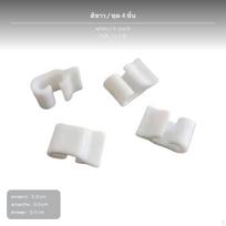 4Pack Pet Cage Clips, Dog Crate Fasteners, Cat Door Latch, Rabbit Fence Reinforcement Black White 1Pack 4pcs