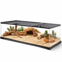 Stiklinis terariumas ropliams ir varliagyviams Repti-Zoo, 75x30x25 cm