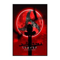 Naruto Anime Plakatas Sasuke Itachi Drobės Tapyba Vaikų Kambario Menas Dekoratyvinis Tapyba Animacinių Filmų Spaudiniai Modernus Namų Sienų Dekoras Be Rėmo 50*70cm No Frame