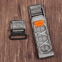 Apple Watch Nylon Sport Strap with Velcro Loop - 38/42/49mm 42/44/45mm pilka spalva
