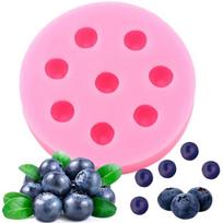 Strawberry, Blueberry, Mulberry, Pineapple, Orange Fondant, Chocolate, Jelly, Candy, Resin, Cake Decorating Tool Silicone Mold mėlynė