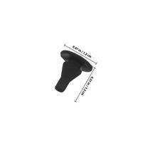 8Pcs Silicone Feet Slow Cooker Replacement Rubber Bumpers Heavy Duty Kitchen Appliance Feet for Rice Cooker Stability black