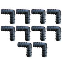 Garden Tube Joiner Inline Barb Fitting Weather Resistant Design Easy Installation Efficient Drip Irrigation System gray