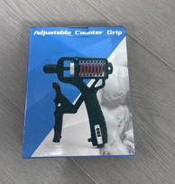 Adjustable Carbon Steel Hand Grip Strengthener 165kg for Arm Muscle Training blue