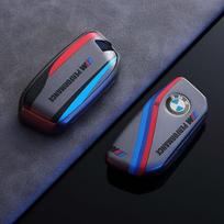Naujas sportinio stiliaus automobilio rakto dangtelis dėklas apvalkalas BMW I7 X7 G07 LCI I20 U11 IX X1 7 serijai G70 G09 XM U06 G81 M3 automobilių raktų priedai kyzh45 blue
