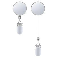 Automatinis ištraukiamas rankšluosčių laikiklis Automatiniai lipnūs prie sienos tvirtinami rankšluosčių spaustukai Ištraukiami metalinės vielos rankšluosčių spaustukai