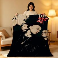 Band D-Depeche M-Mode Throw hot High-Density Short Plush Blanket Soft Skin-Friendly for Sofa Nap Air-Conditioned Room 100cmx150cm