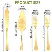 Cake Knife Shovel Cake Pie Serving Cutter Tableware Kit for Wedding Birthday Party Supplies Anniversaries Cake Cutting Tools