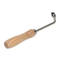Groover Beech Wood Grooving Gouge Steel Slotting Knife Flooring Tools for PVC Plastic Floor beige