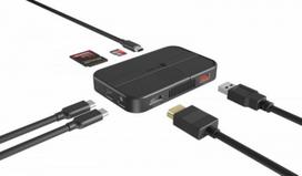 Išorinio kietojo disko dėklas Dokavimo stotis USB-C - ICY BOX - IB-DK4071M-CU31 - HDMI 4K - Maitinimo tiekimas 100W - Plug & Play