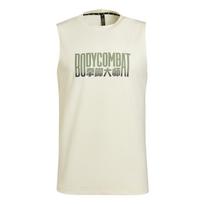 Adidas Les Mills Collaboration Quick-Dry Comfortable Tank Top Men Tops Ivory KT6889 XS white