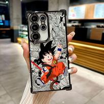 Cute Dragons Ball Son Goku Coque For Galaxy S26Ultra Phone Case For Samsung S26 S25 S24 S23 S21 Ultra S20 FE S25 Plus Soft Cover Galaxy S20 Ultra white