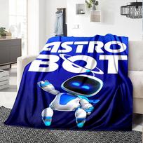 1 vnt. Astro Bot gelbėjimo misija flanelės pledas, skirtas itin minkštam, mielam komfortui, kelionėms, lovai, sofai Y7233 75cmx90cm