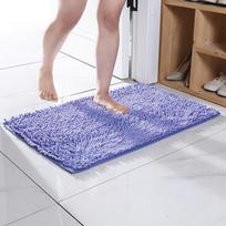 Absorbent Chenille Floor Mat, Bathroom Entrance Floor Mat, Non Slip Foot Mat, Bathroom Carpet, Household Use  Door Mat 30x50cm beige