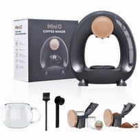 Pusiau automatinis kavos aparatas namams 240 ml 85 laipsnių pastovios temperatūros 1400 W tylus nešiojamas UK juoda