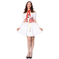 Cosplay baltas sniego senis kalėdinis kostiumas, sceninis pasirodymas kalėdinis kostiumas copay pasirodymas kalėdinis kostiumas average code white