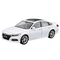 1/24 HONDA Accord lydinio automobilio modelis Metaliniai automobiliai ir žaislinės transporto priemonės Metalinis automobilio modelis Imitacinis kolekcinis su garsu ir šviesa Vaikų dovanos white