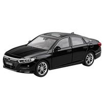 1/24 HONDA Accord lydinio automobilio modelis Metaliniai automobiliai ir žaislinės transporto priemonės Metalinis automobilio modelis Imitacinis kolekcinis su garsu ir šviesa Vaikų dovanos juoda