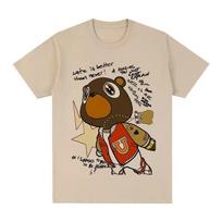 Kanye West Absolventas Meškiukas Marškinėliai Unisex Trumpomis Rankovėmis S-5XL Unisex Marškinėliai S beige