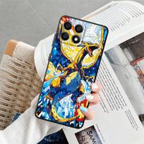 Dėklas Honor X6 X9a X7 200 400 Lite X5b X8 8X Magic5Lite 70 90 Dėklas Telefonui Anime Pokemon Gengar Honor X6b blue