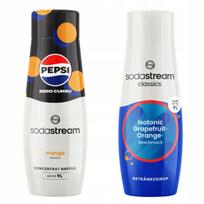 Set of 2 water concentrates. Sodastream PepsiMAX Mango + Isotonic Citrus