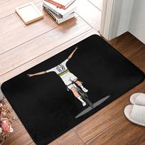 Tadej Pogacar Cycling Pogi Team Doormat Non-Slip Bath Kitchen Mat Garden Garage Floor Door Entrance Carpet Rug 40cmx60cm gray