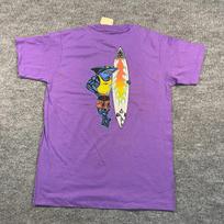 NWT Vintage 90s Maui And Sons Shark Surfer Shirt Large 21x29 Purple M purple