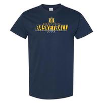 Murray State Racers Basketball Charge Short Sleeve T-Shirt - Navy 4XL black