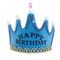 Fashion Prince Princess Party Supplies LED Light Hair Band Crown Birthday Hat 5