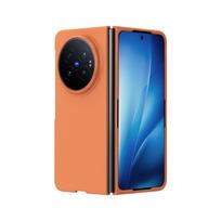 For VIVO X Fold 6 PC Hard Shell Phone Case Solid Color Protection Shockproof For VIVO X Fold 5 Back Cover VIVI X Fold 6 oranžinė
