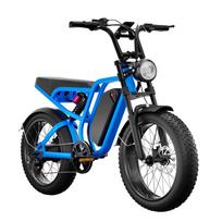 Bluvall Su8 Fat Tire Electric Bike 20*4.0 Wide Tire Long Range Off Road E-Bike