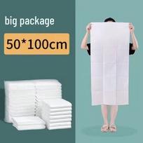 100-Pack Travel-Size Disposable Bath Towels for Hotel, Salon, and Personal Use Default Option