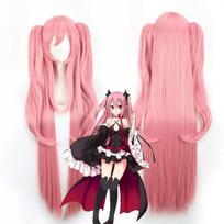 Anime Pabaigos Serafas Krul Tepes Cosplay Vampyro Perukas Elfo Ausys Cosplay Kostiumas Moterims Helovinas Karnavalo Šventė Komiksų Konas XL&Owari No Seraph white