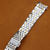 19MM/14MM/12MM nerūdijančio plieno apyrankė Tissot Le Locle serijos T006 T006407B laikrodžiui Dirželis Laikrodžio dalys juostelė Sulankstama sagtelė dirželis Tissot T006 laikrodžiui 19MM sidabras/auksas