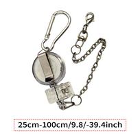 Anti-Bite Retractable Parrot Leg Chain Flying Training Rope Toy For Parakeet Cockatiel African Grey Macaw Sugar Glider Home A brown