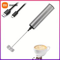 Xiaomi Xiaomi Rechargeable Stainless Steel Milk Frother 2 Speeds for Latte Cappuccino Espresso Home And Barista Use <0.5L gray