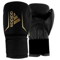 Adidas Speed 50 bokso pirštinės Juodos/Auksinės 14oz