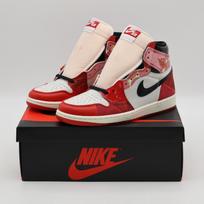DV1748-601 Spider-Man Nike Air Jordan 1 High OG SP Across the Spider (Men's) 4 brown