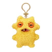 Fuggler Minkšti pliušiniai lėlių raktų pakabukai Baisus šypsenas Mieli dantys Monstro pakabukas Fugg Animacinis juokingas kuprinės raktų pakabuko priedai Dovanos11CM yellow
