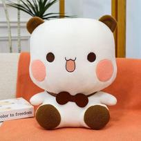 Mielos Bubu Dudu pliušinės žaislai Yier Panda meškiukas minkšti žaislai Kawaii gyvūnėlių pliušiniai žaislai minkštas žaislas miegančios lėlės namų lovos automobilio dekoracijos white