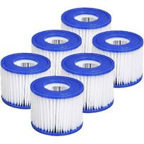 6pcs for Lay Z Lazy Hot Tub Spa Pool Miami Vegas Monaco Cartridge Filters VI Outdoor Garden Spas Pool Filters Cleaning ToolGood product 6pcs