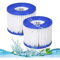 6pcs for Lay Z Lazy Hot Tub Spa Pool Miami Vegas Monaco Cartridge Filters VI Outdoor Garden Spas Pool Filters Cleaning ToolGood product 2pcs white