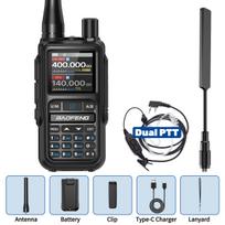 Baofeng UV 5R Mini Racija Bluetooth Programavimo Dažnis Dvigubas PTT Juosta C tipo AM/FM Mėgėjų 2 krypčių radijas Žygiams Medžioklei USB Plug